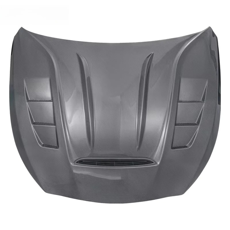 New DS Style Carbon Fiber Front Vents Engine Hood for  Q50 Q50s Q50l 2014-2024 Engine Cover